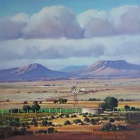 Oil on Stretched CanvasSize: (305x305x18)mmUnframedNOT FOR SALE